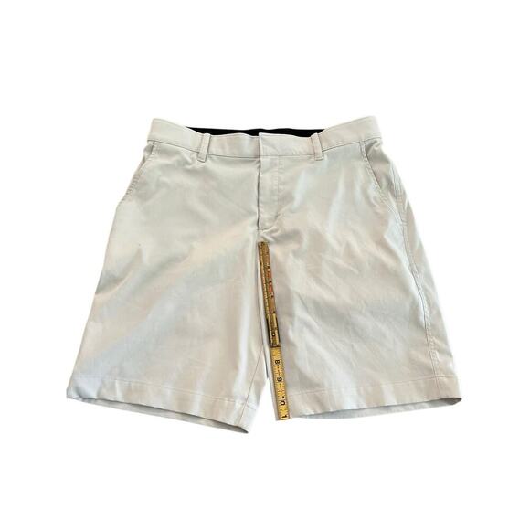 NIKE Men's Beige Standard-Fit Stretch Dri-Fit Golf Performance Shorts Size 34 - Picture 1 of 7
